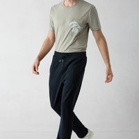 Dark Navy Blue Elasticated Waist Drawstring Pocketed Stretchy Sweatpants