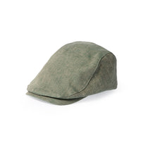 Medium Khaki Linen Cap
