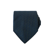 Dark Navy Patterned Tie (75)