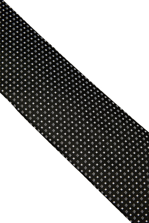 Black Patterned Tie