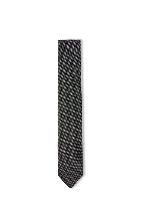 Black Patterned Tie