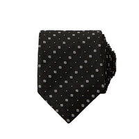 Black Patterned Tie (75)
