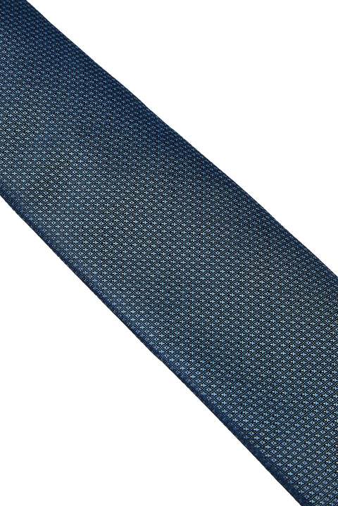 Blue Patterned Tie (75)