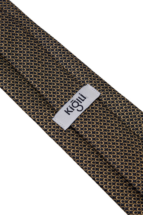 Medium Mink Patterned Tie
