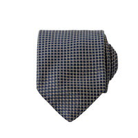 Medium Navy Patterned Tie