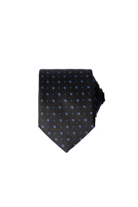 Black Patterned Tie