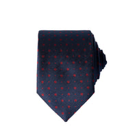 Dark Navy Patterned Tie