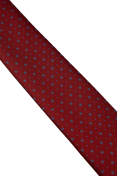 Light Red Patterned Tie