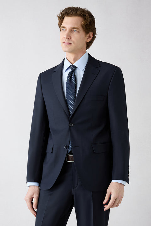Dark Navy Patterned Tie
