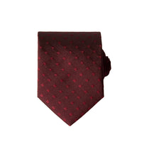 Dark Burgundy Patterned Tie