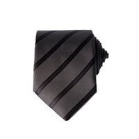 Dark Gray Patterned Tie