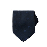Navy Patterned Tie (75)