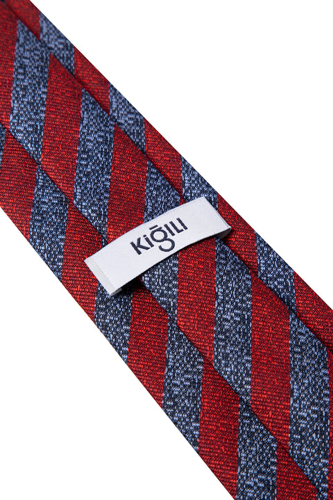 Dark Burgundy Patterned Tie
