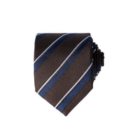 Medium Khaki Patterned Tie