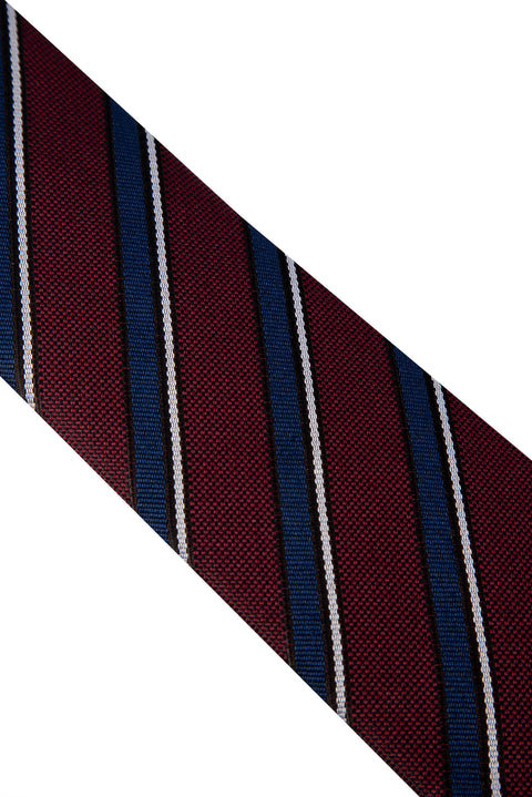 Dark Burgundy Patterned Tie