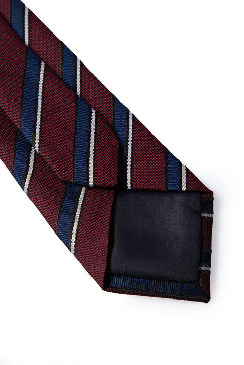 Dark Burgundy Patterned Tie