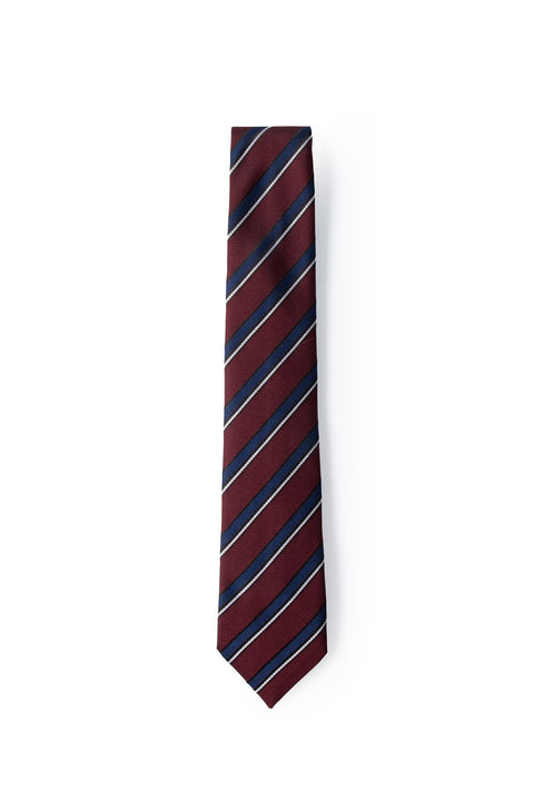Dark Burgundy Patterned Tie
