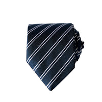 Navy Striped Tie