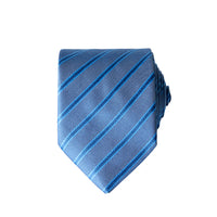 Dark Blue Striped Tie