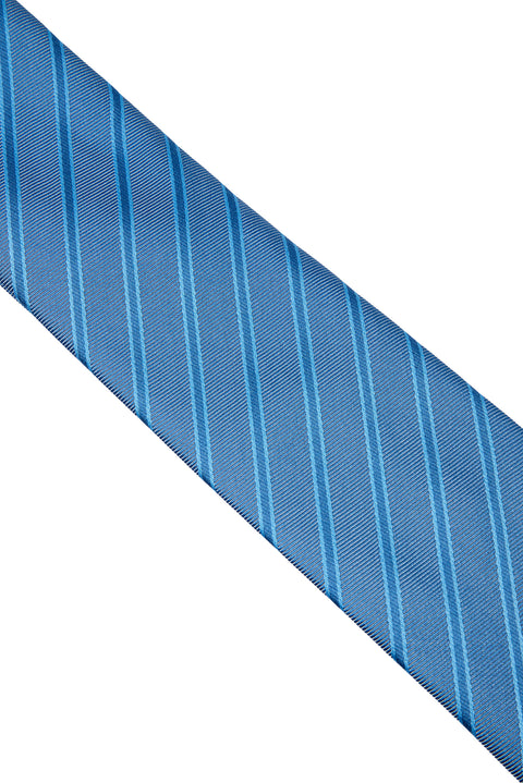 Dark Blue Striped Tie