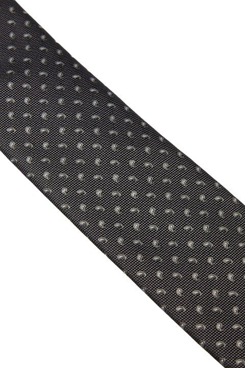 Medium Gray Paisley Tie (7.5 cm)