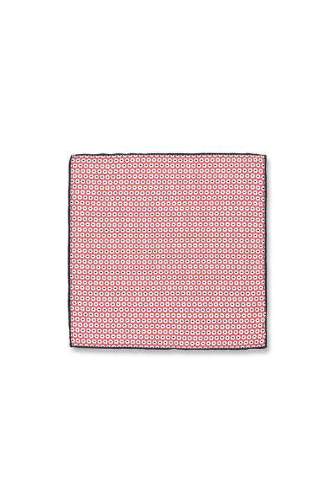 Light Red Patterned Handkerchief (33*33)