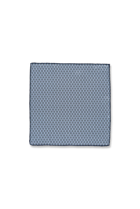 Blue Patterned Handkerchief (33*33)
