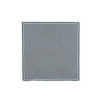 Medium Anthracite 100% Cotton Patterned Scarf