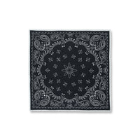 Black Patterned 100% Cotton Scarf