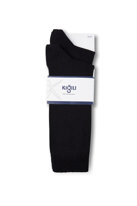 Black 2-Pack Patterned Socks