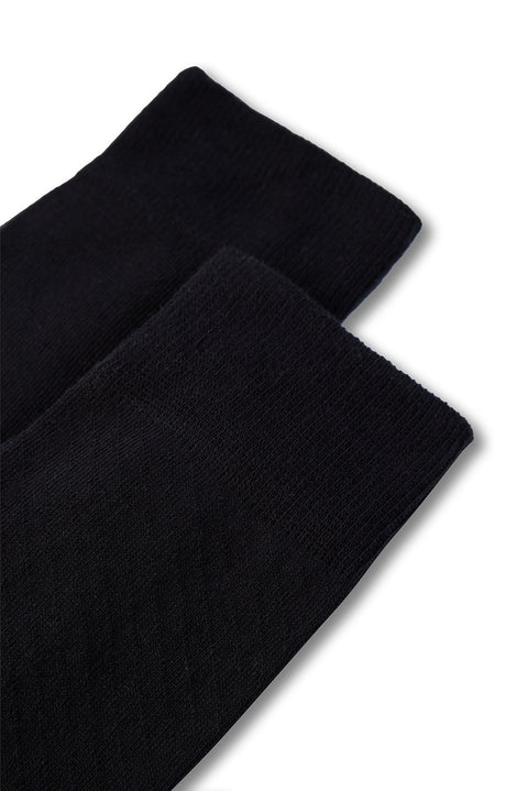 Black 2-Pack Patterned Socks