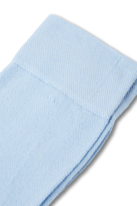 Aviator Blue Single Patterned Socks