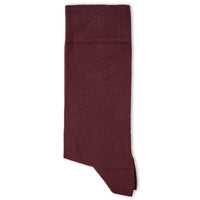 Dark Burgundy Single Patterned Socks