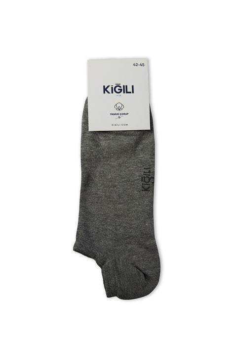 Medium Grey Melange 2-Pack Ankle Socks