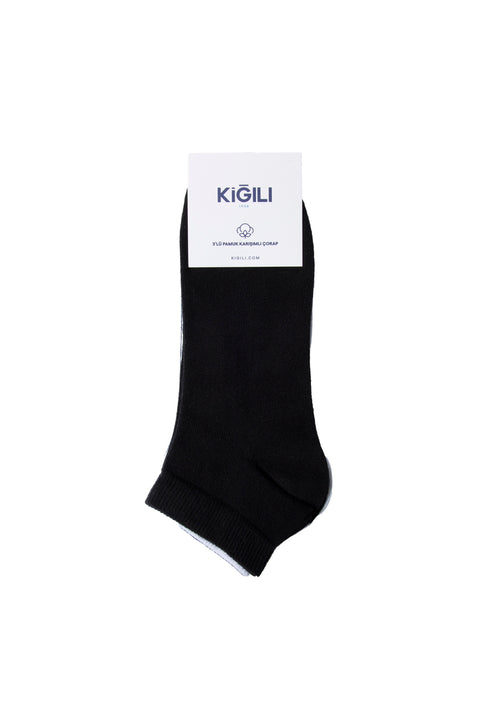 Multicolor 3-Pack Cotton Flexible Sports Socks Set
