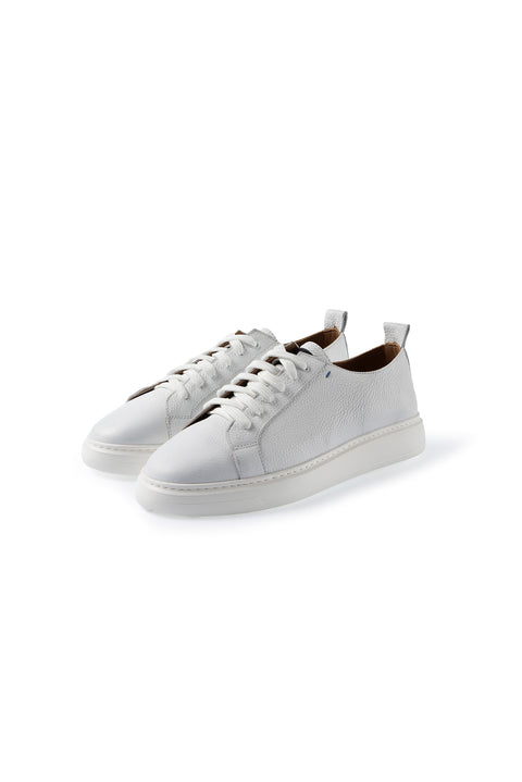 Beyaz Floater Deri Sneaker Ayakkabı