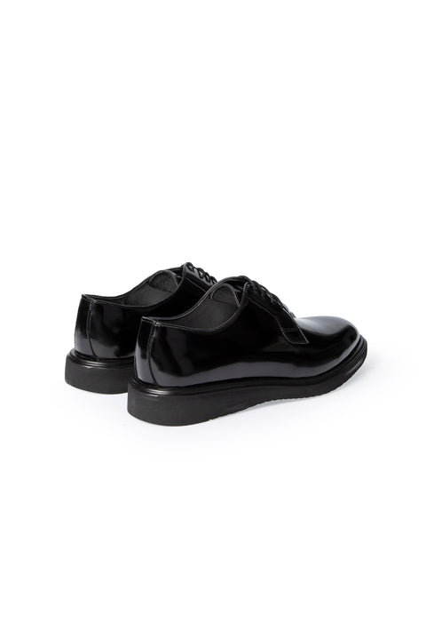 Siyah Rugan Deri Smart Casual Ayakkabı
