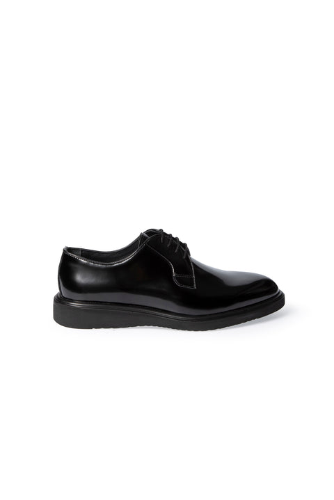 Siyah Rugan Deri Smart Casual Ayakkabı