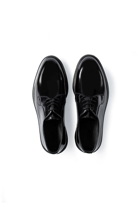 Siyah Rugan Deri Smart Casual Ayakkabı