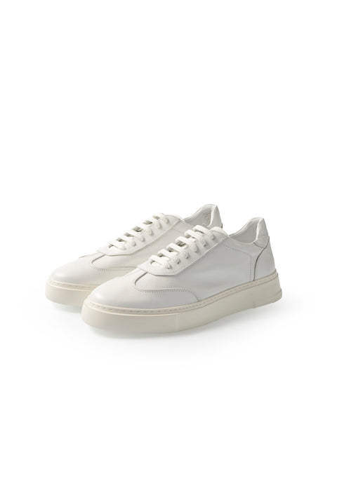 Beyaz Sneaker Deri Ayakkabı