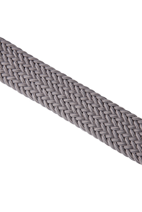 Light Gray Sporty Lycra Elastic Knit Belt in Gift Box
