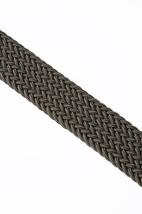 Medium Khaki Sporty Lycra Elastic Knit Belt in Gift Box