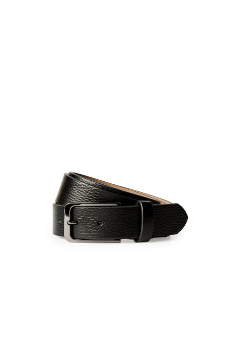 Black Floater Genuine Leather Belt