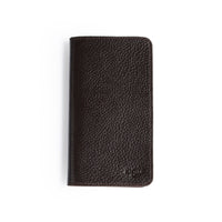 Dark Brown Floater Horizontal Leather Wallet