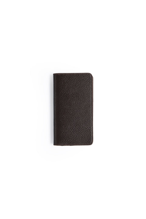 Dark Brown Floater Horizontal Leather Wallet