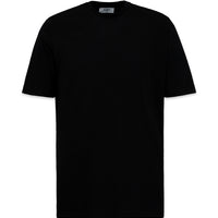 Siyah Bisiklet Yaka Regular Fit %100 Pamuk Basic Tişört