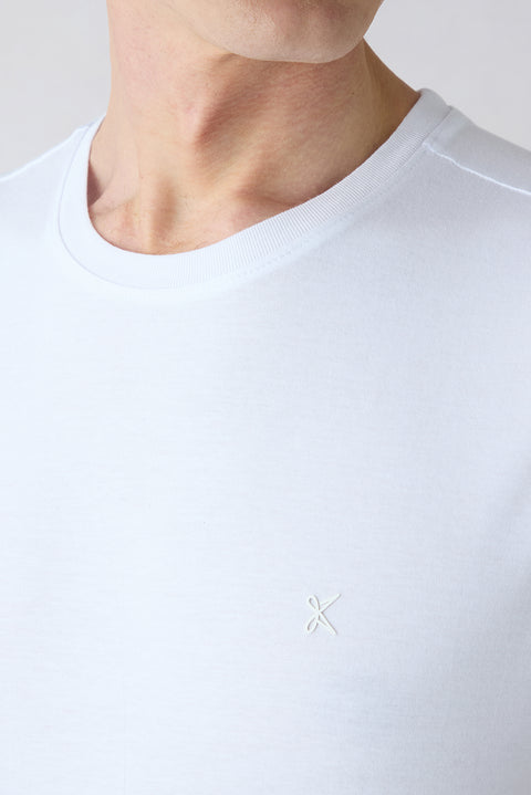Black and White Crew Neck Regular Fit 100% Cotton 2-Pack Basic T-Shirt Set