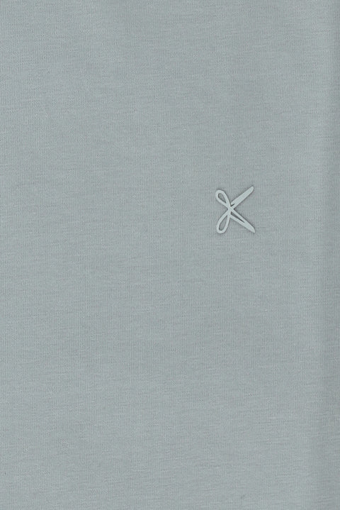 Medium Grey Plus Size Crew Neck Supreme Cotton T-Shirt
