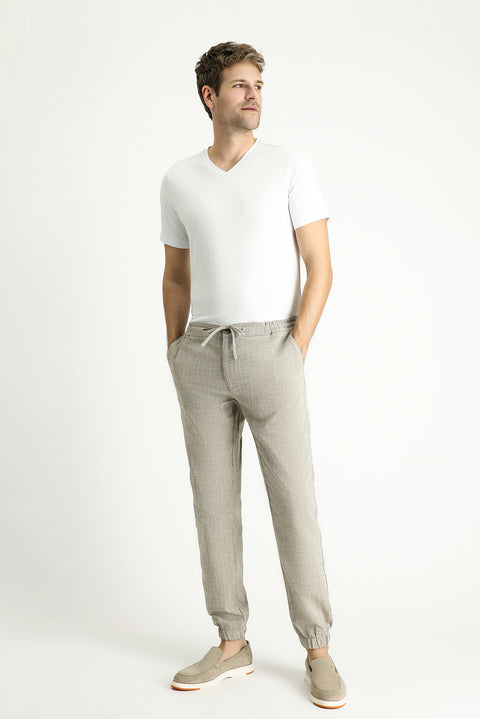 White V-Neck Slim Fit Narrow Cut Supreme Cotton Basic T-Shirt