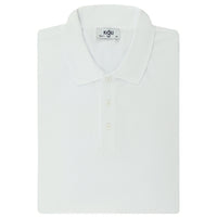 White Plus Size Cotton Polo Shirt